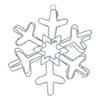 Celebrations LED Clear/Warm White 12 in. Snowflake Hanging Decor MICB-BOHSN-WWTA